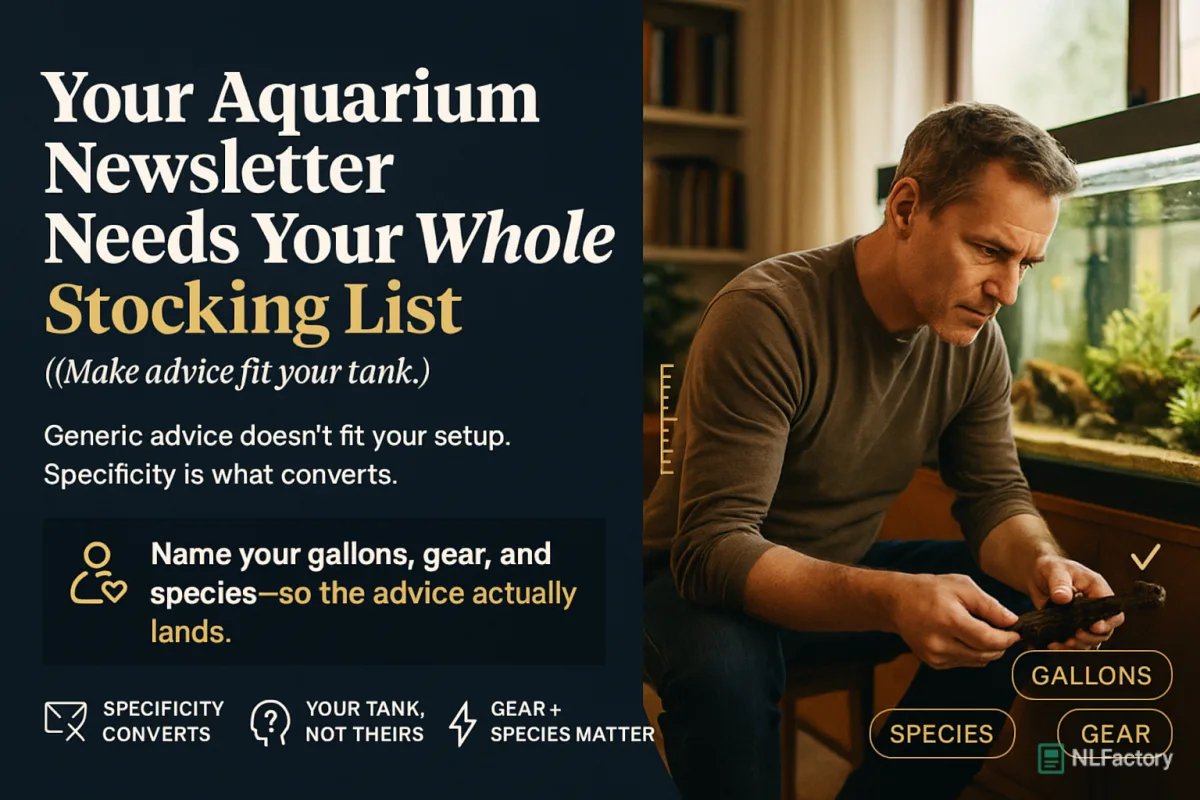 Your Aquarium Newsletter Needs Your Whole Stocking List