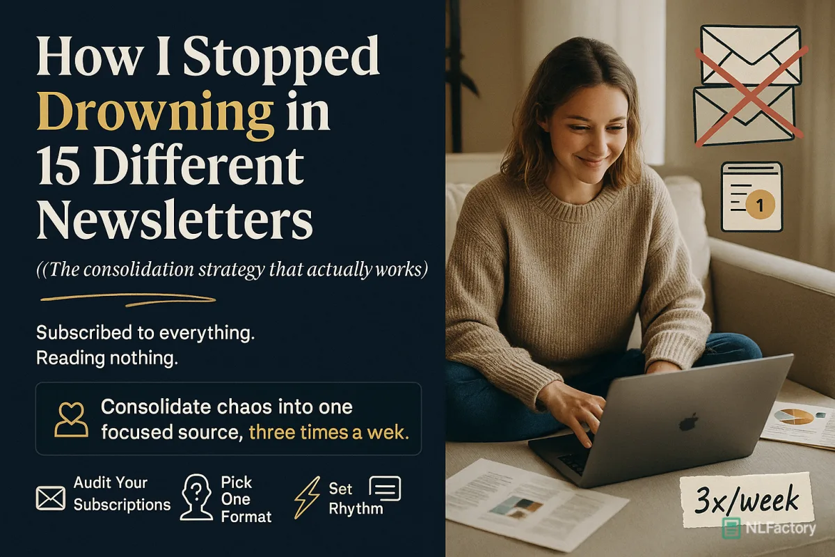 How I Stopped Drowning in 15 Different Newsletters