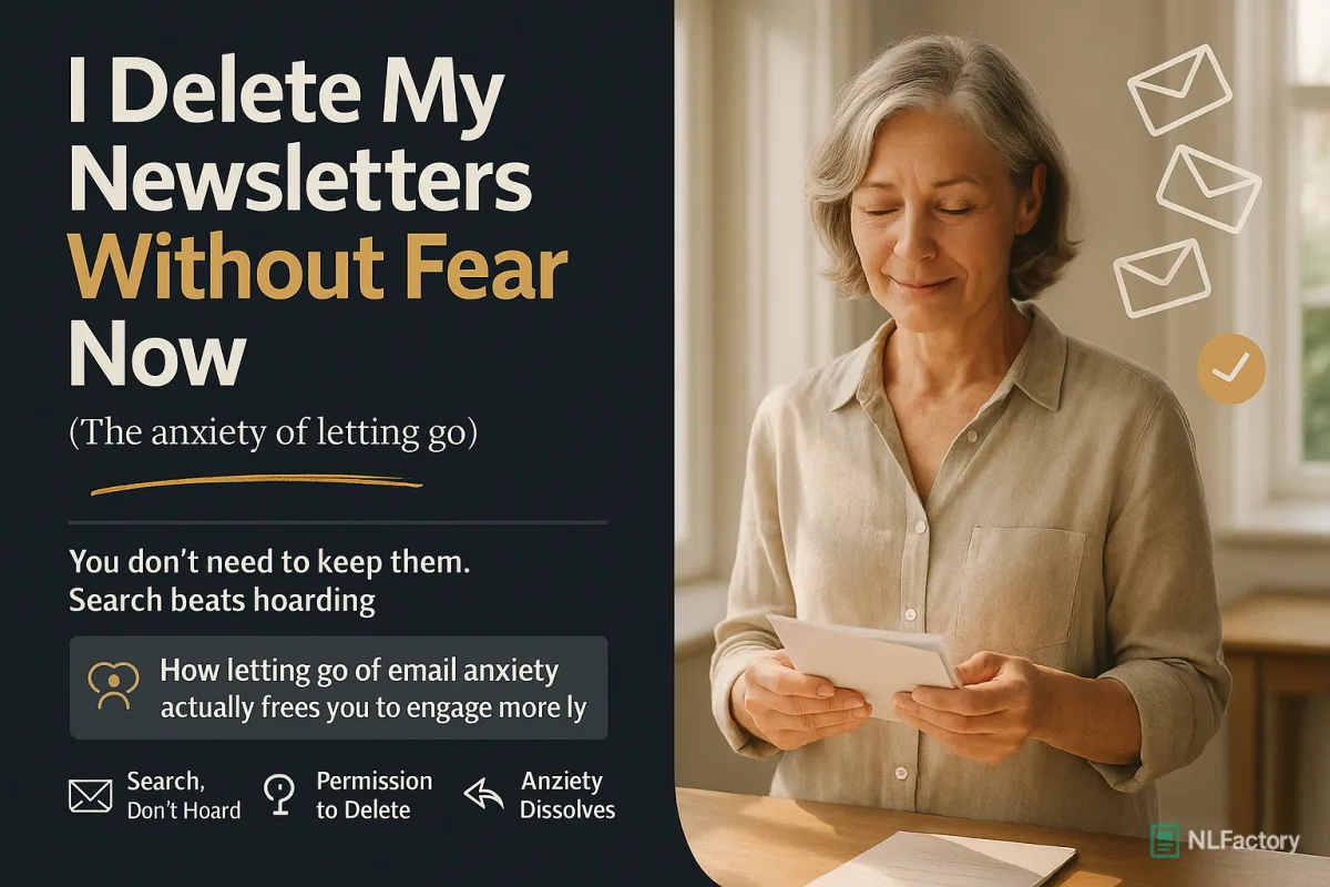 I Delete My Newsletters Without Fear Now