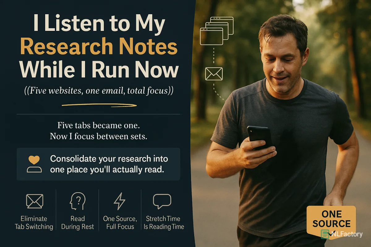 I Listen to My Research Notes While I Run Now