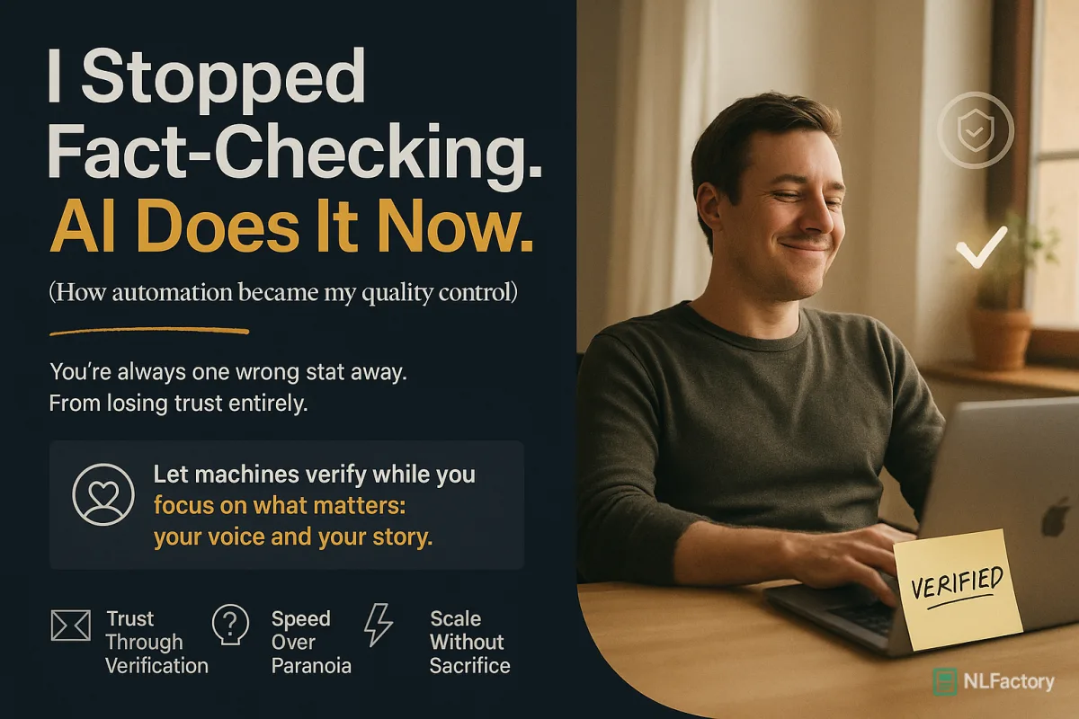 I Stopped Fact-Checking My Newsletter. AI Does It Now.
