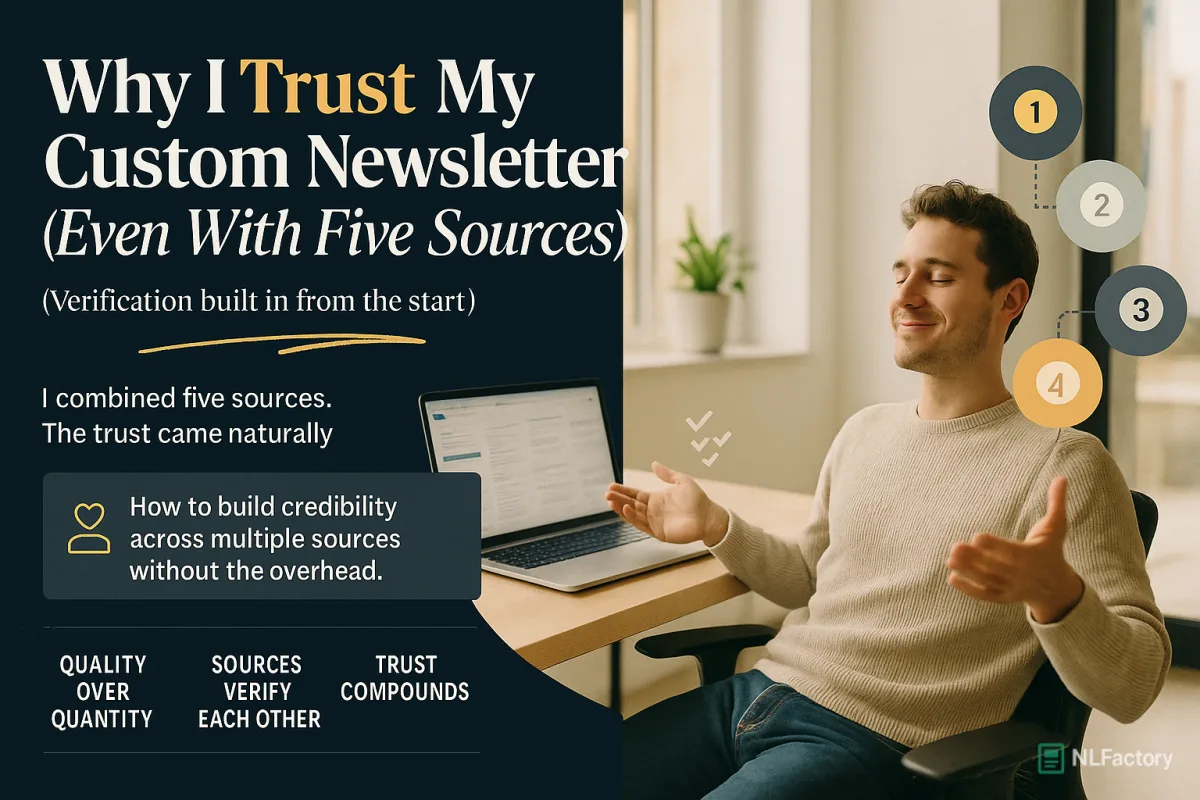 Why I Trust My Custom Newsletter (Even Though It Pulls From Five Sources)